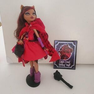 Monster High Doll in Red and Purple Outfit